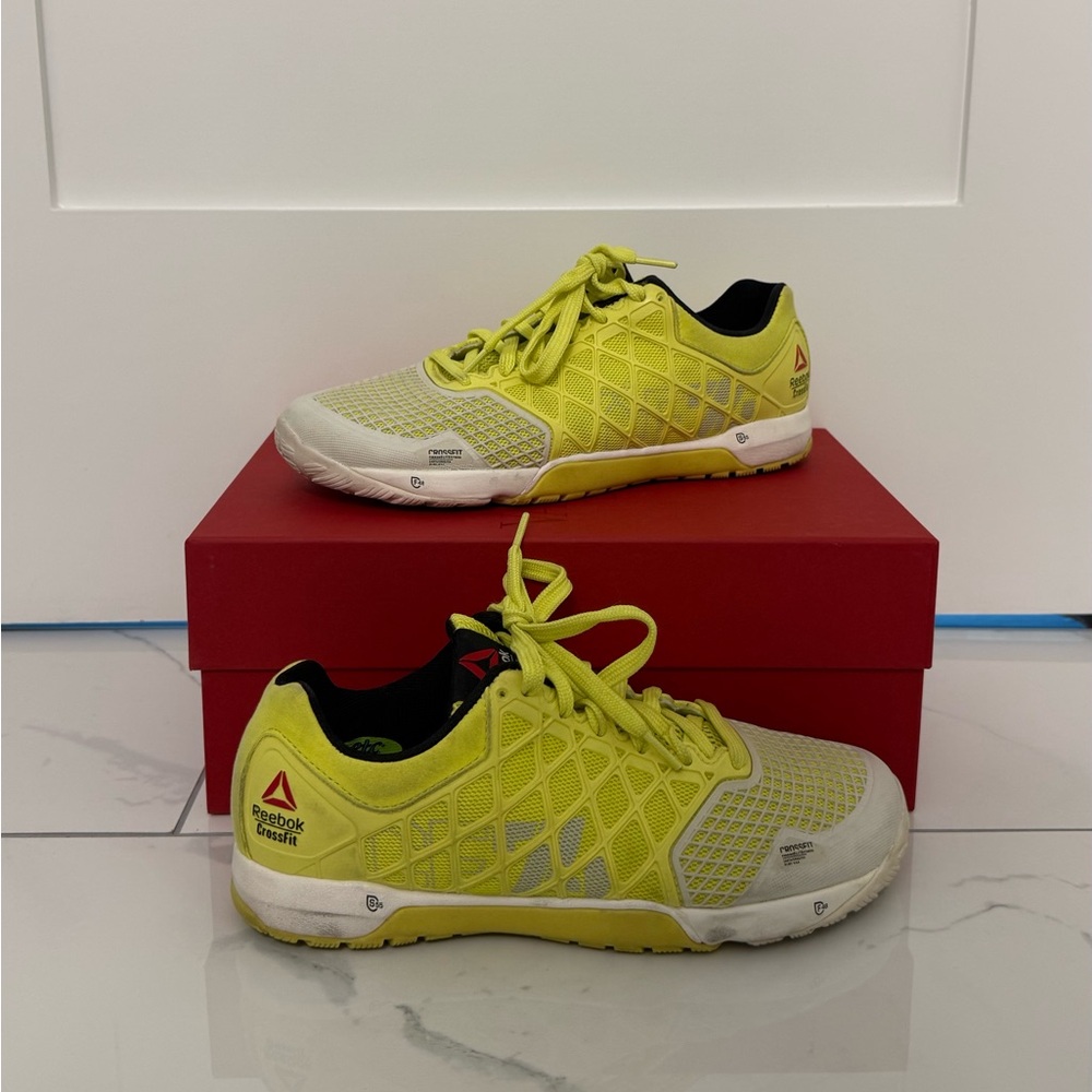Reebok Yellow Sneakers Lightweight Performance Shoes